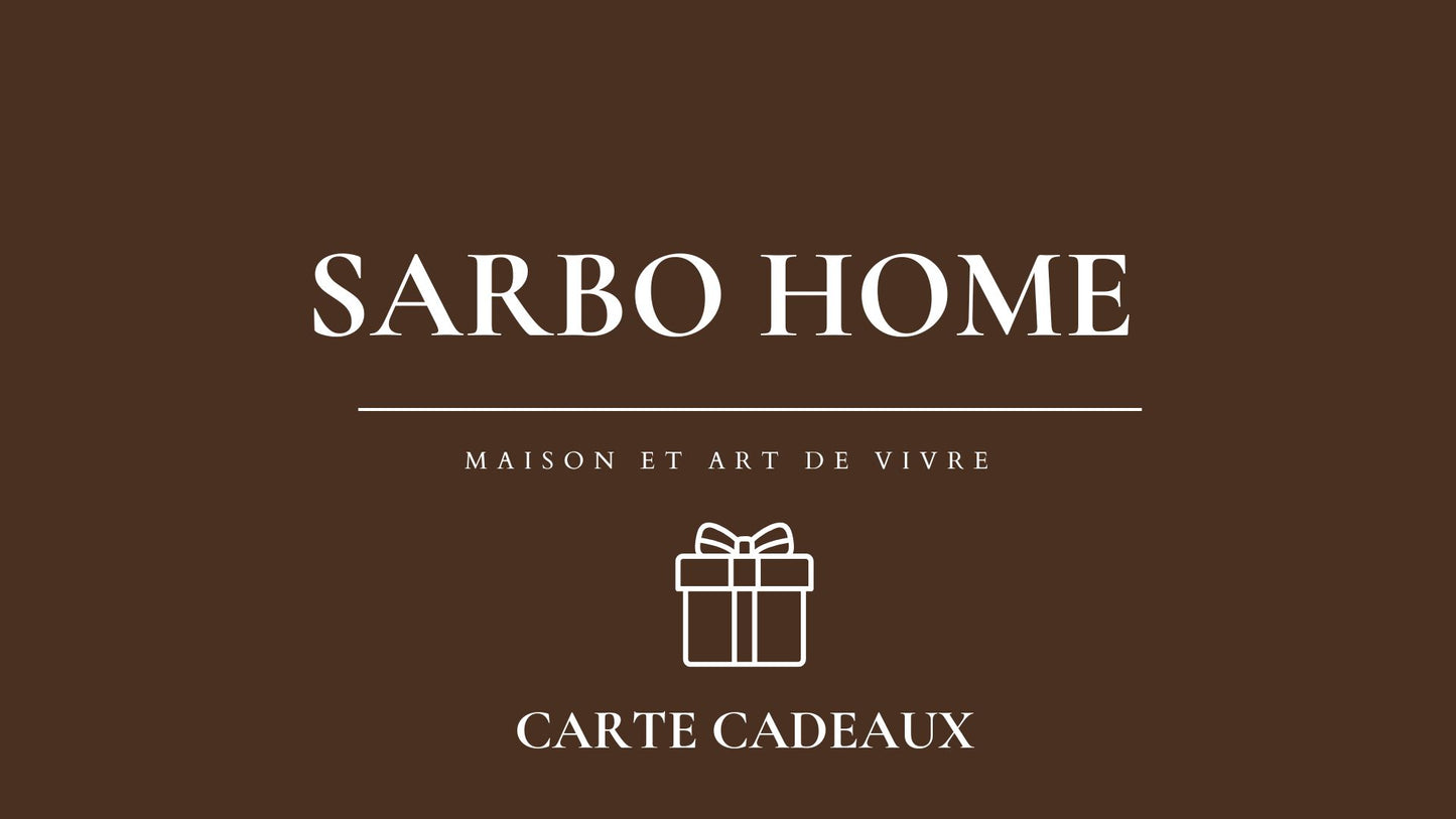Carte-Cadeau Sarbo Home