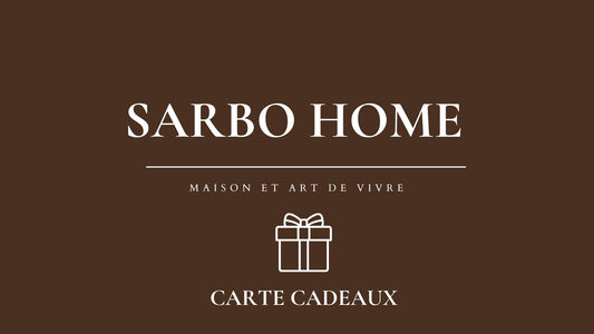Carte-Cadeau Sarbo Home