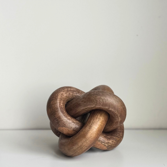 Objet déco Nœud en Bois naturel