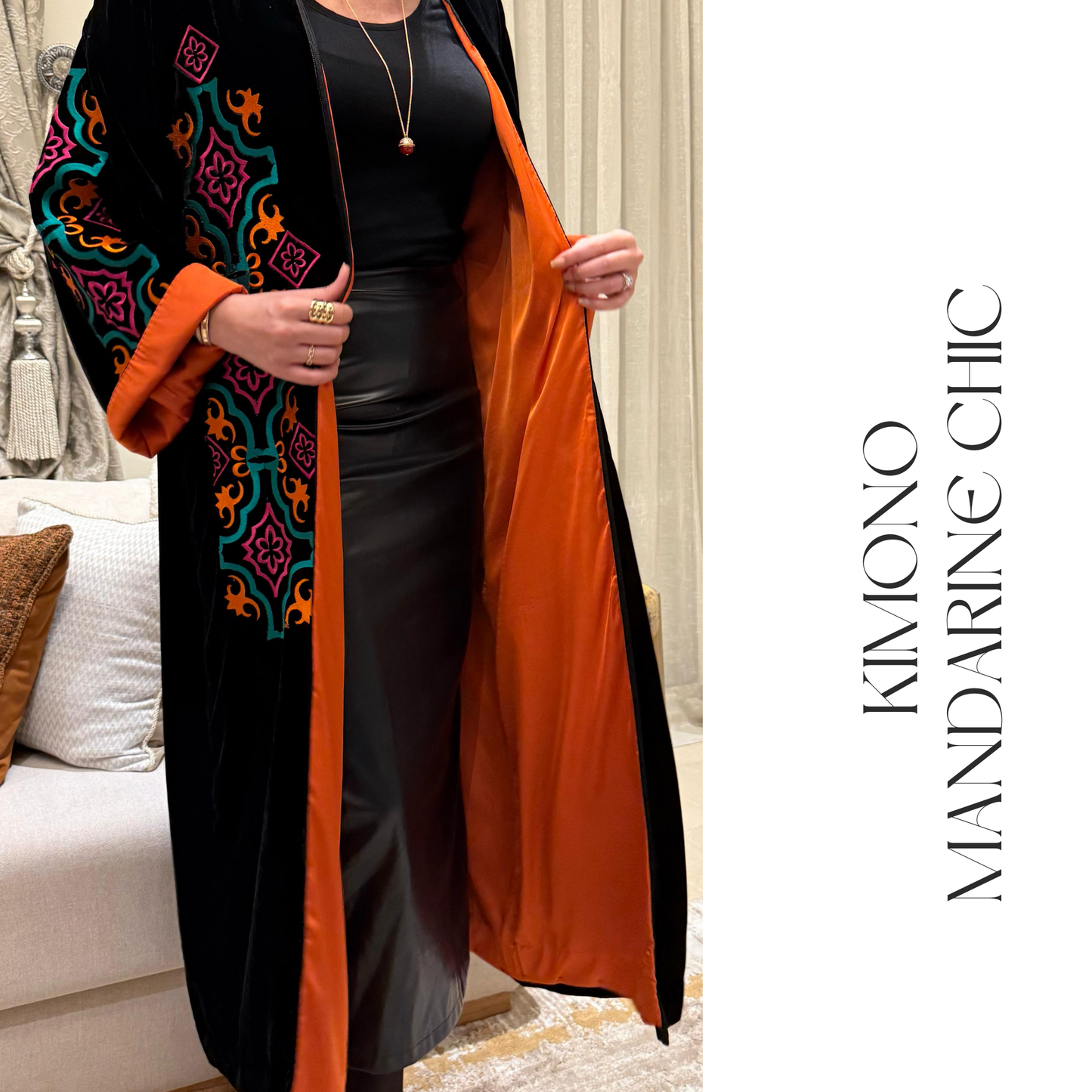 Kimono Mandarine Chic