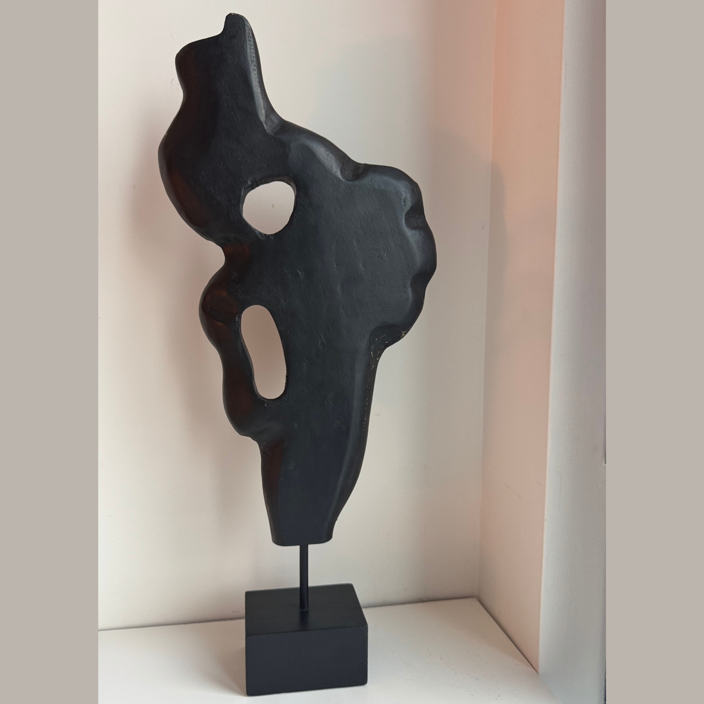 Sculpture Abstraite Noire
