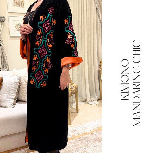 Kimono Mandarine Chic